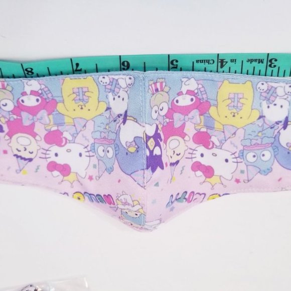 3x HANDMADE HK hello kitty sanrio FACE COVER MASK - Picture 6 of 13